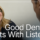 woman smiling at man